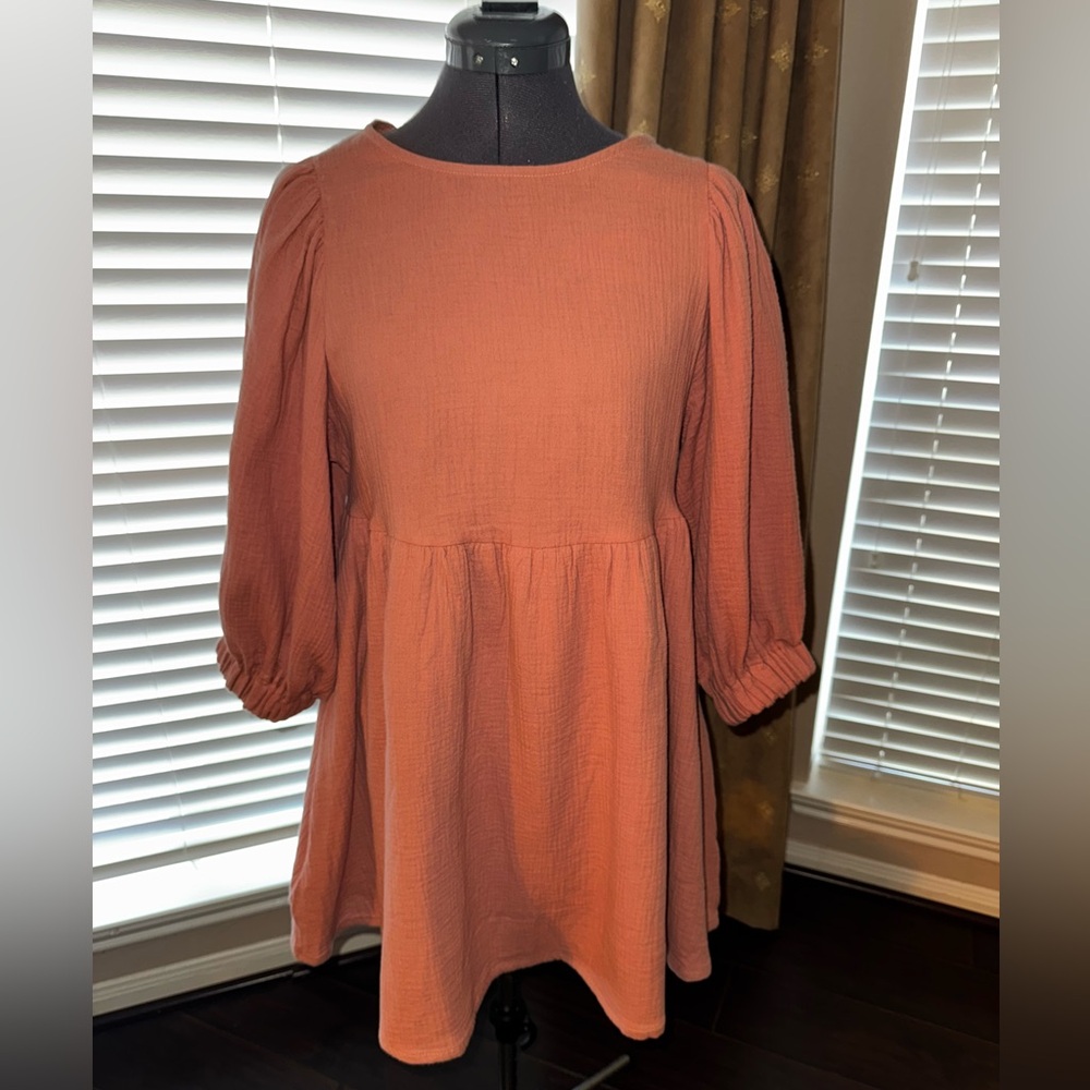 Cotton mini dress